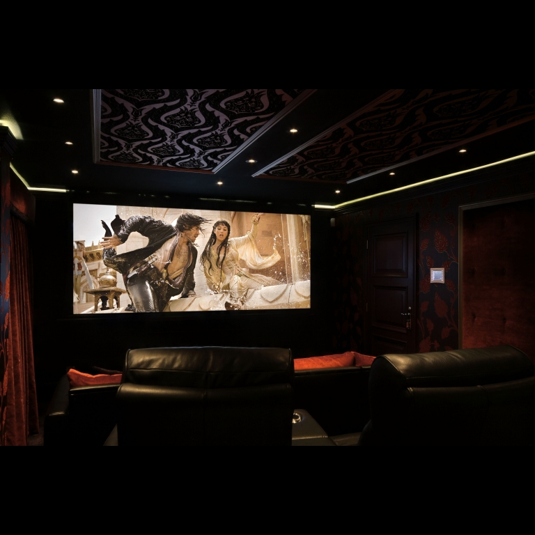 Artcoustic Spitfire Venue speakers and Spitfire Subwoofers installed in a dedicated private cinema 