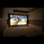 Artcoustic Spitfire Venues and subwoofers installed in a private cinema