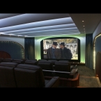 Artcoustic Spitfire 421 and Spitfire Subwoofers installed in a dedicated private cinema 