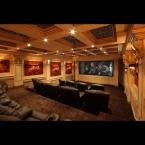 Artcoustic Spitfire 421 speakers and Spitfire Subwoofers installed in a dedicated private cinema 