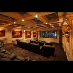 Artcoustic Spitfire 421 speakers and Spitfire Subwoofers installed in a dedicated private cinema 