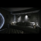 Artcoustic Spitfire 421 speakers and Spitfire Subwoofers installed in a dedicated private cinema 