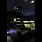 Artcoustic Spitfire Venues and Spitfire Subwoofers installed in a dedicated private cinema 