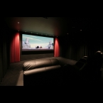 Artcoustic Spitfire Monitor speakers and Spitfire Subwoofers installed in a dedicated private cinema 