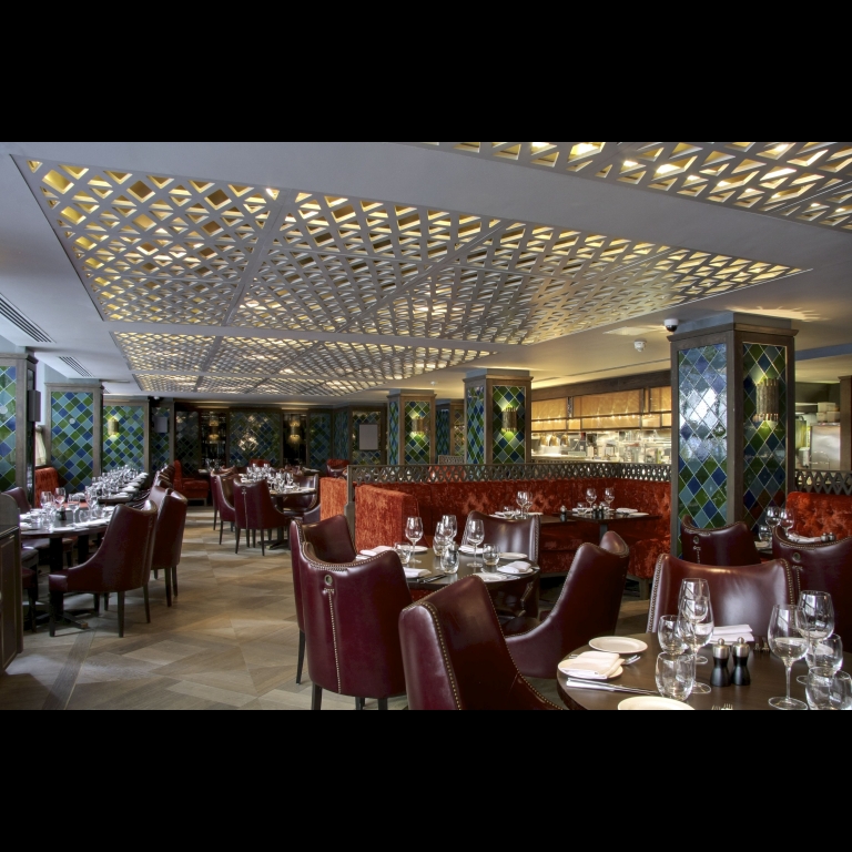 Artcoustic Superstars and Diablos installed throughout Quince Mayfair restaurant