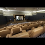 Artcoustic Spitfire system installed in the Arora Theatre at the Sofitel Hotel at T5 Heathrow.