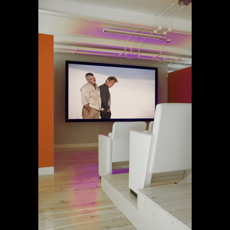 Artcoustic Spitfire cinema installed at Poltrona Frau showroom, London